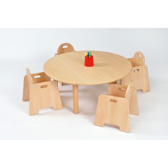 Galt Circular Table With 4 Chairs - 9-18 Months