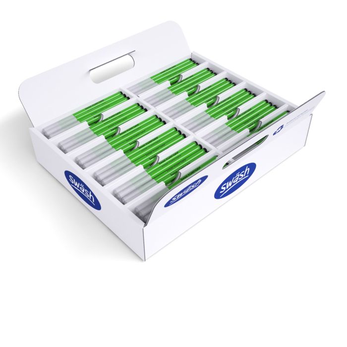 Swash Handwriting Pen KOMFIGRIP - Black - Pack of 300