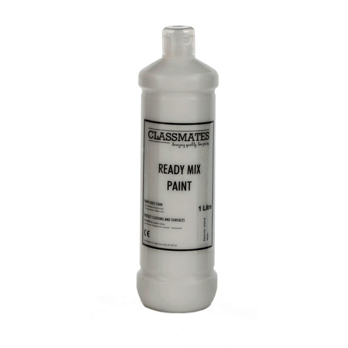 Classmates Ready Mixed Paint - 1 Litre - Silver