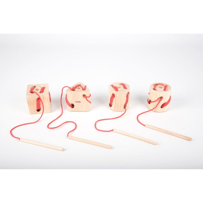 Wooden Lacing Shapes