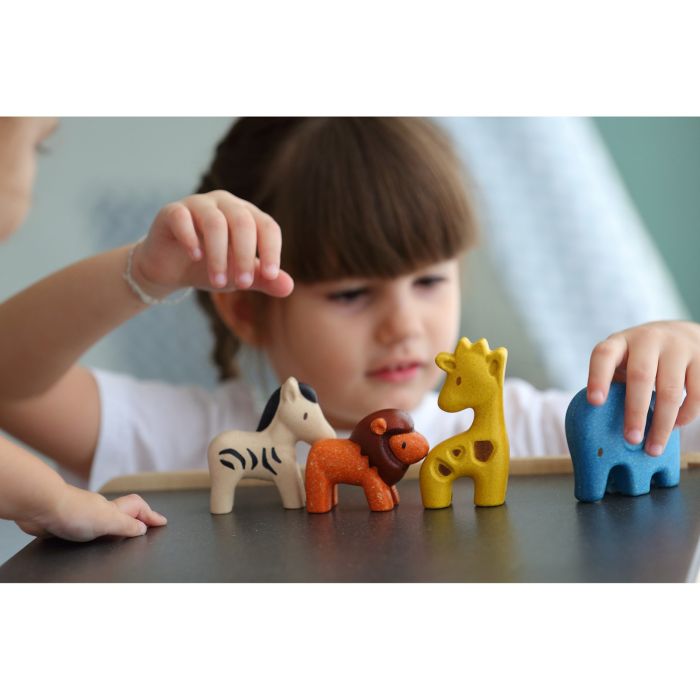 PlanToys Wild Animal Set