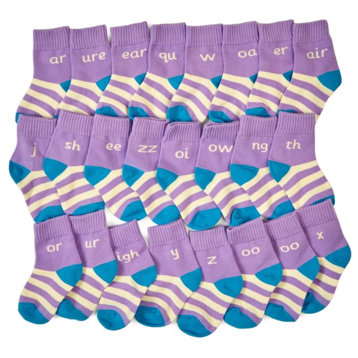 Letter and Sound Socks - Phase 3