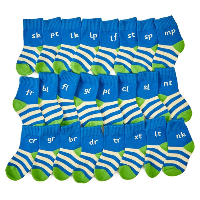 Letter and Sound Socks - Phase 4