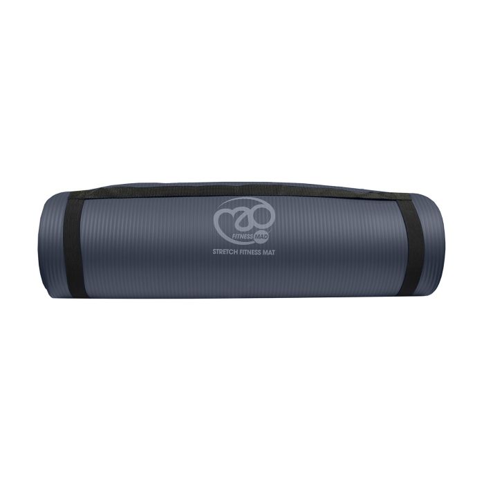 Fitness Mad Stretch Fitness Mat - 10mm - Grey