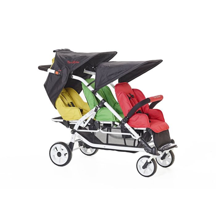 Lightweight 3 Seater Stroller