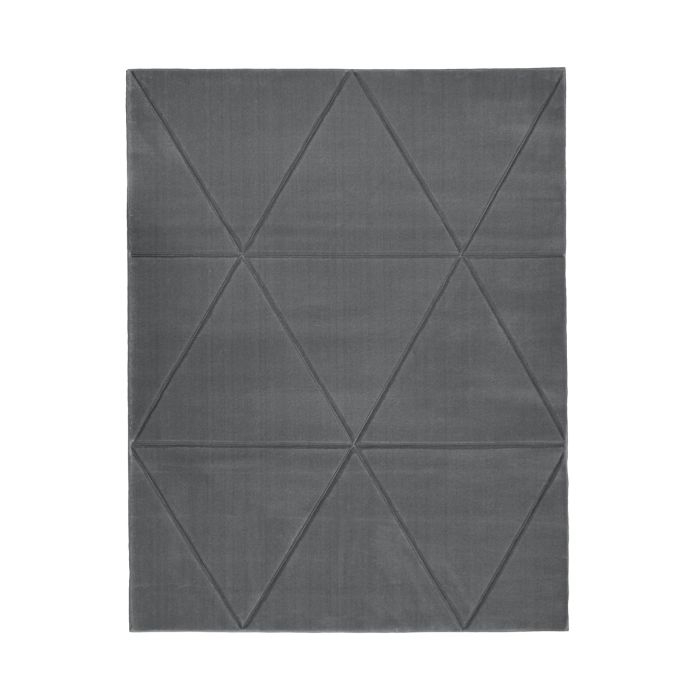 Medium Stockholm 3D Effect Rug In Grey