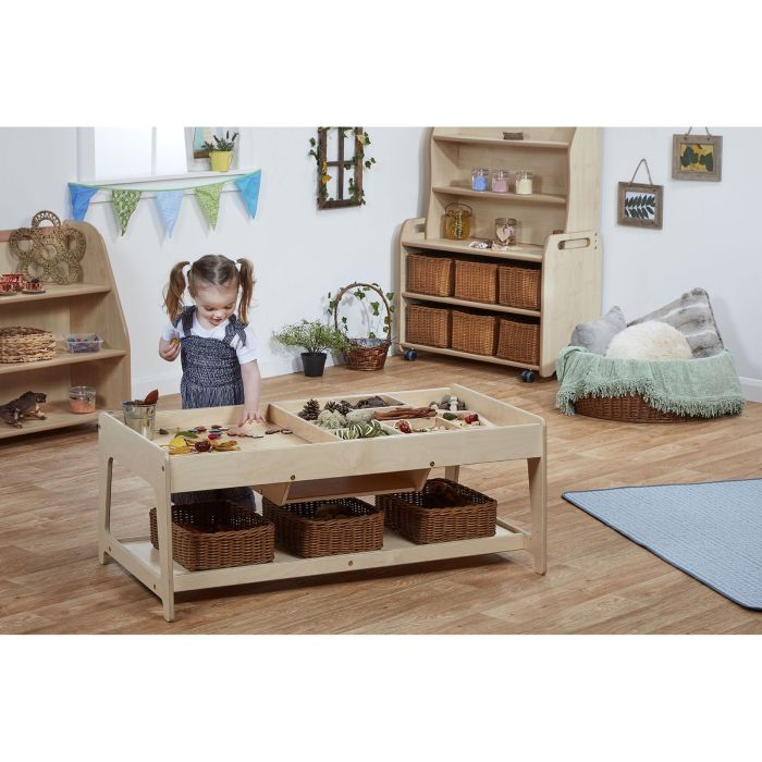 Invest Play Table With 4 Shallow Baskets