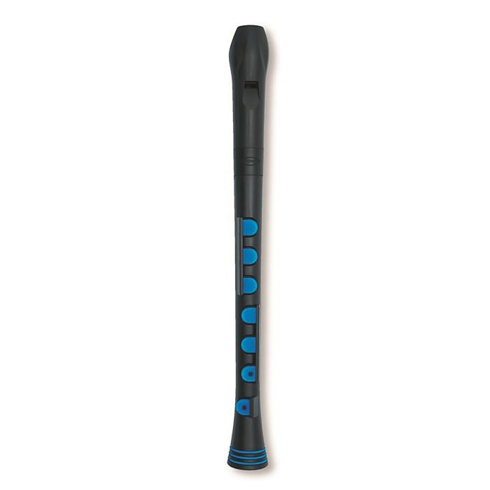 Nuvo N320 Descant Recorder+ - Black With Blue Trim