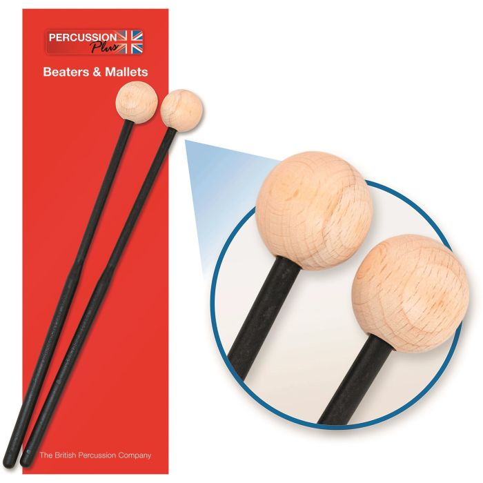Percussion Plus PP069 Pair of Beaters - Hard
