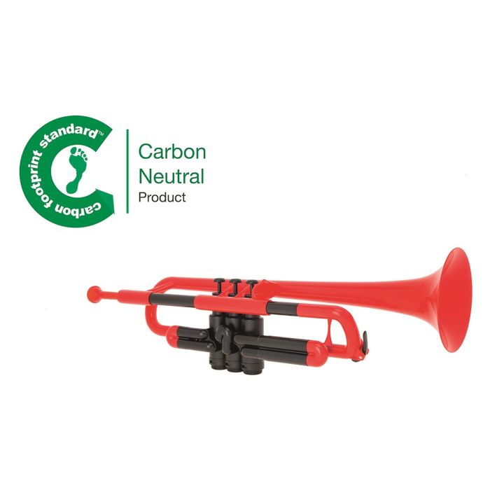 pTrumpet Plastic Bb Trumpet Outfit - Red