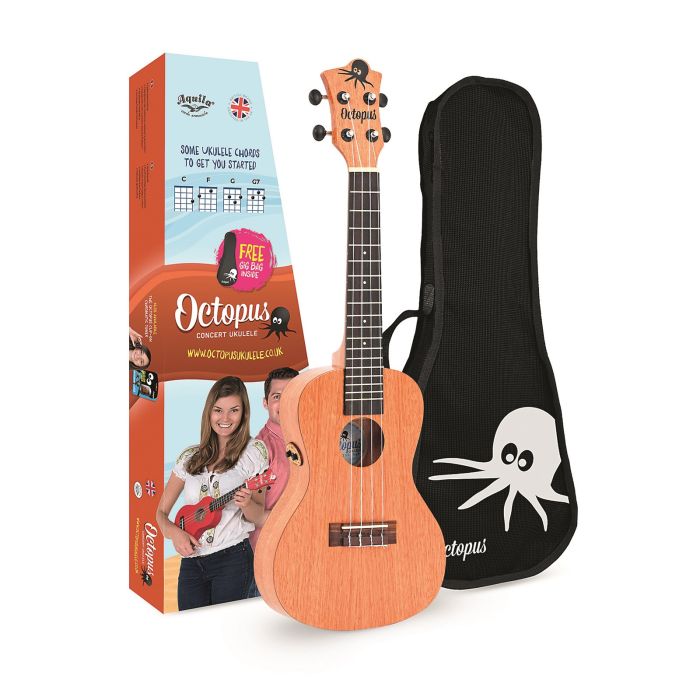 Octopus Electro -Acoustic Ukulele - Concert