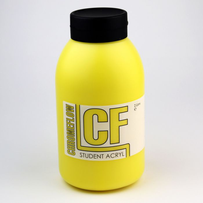 Chromeflow CF Student Acryl Paint - 2L - Primary Yellow
