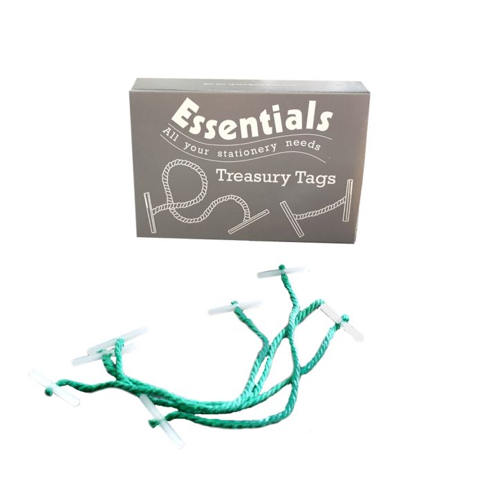 Plastic End Treasury Tag 127mm - Pack of 10