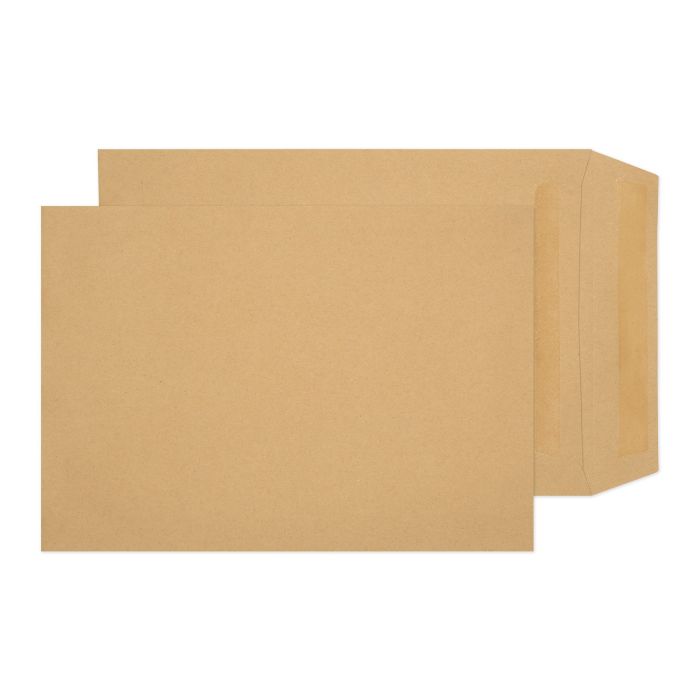Envelope Manilla Self Seal Plain 254 x 178mm - Pack of 500