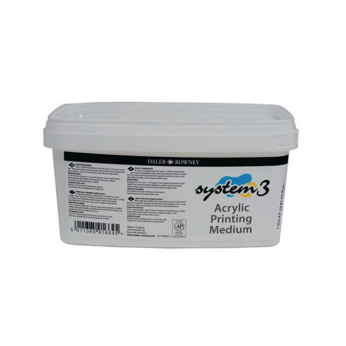Daler-Rowney System 3 Screen Printing Medium - 1 Litre