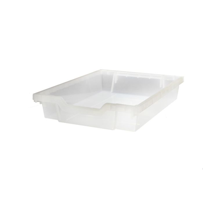 Gratnells Shallow Antimicrobial Tray - Translucent