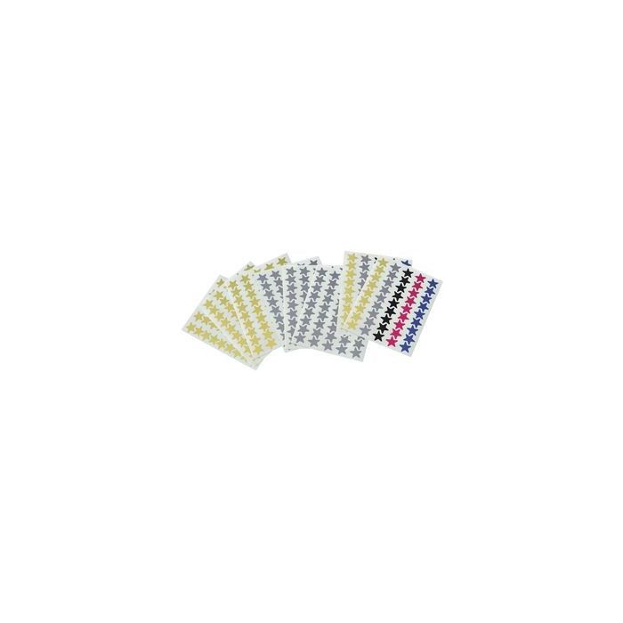 Gold Star Stickers 14mm - Pack of 135