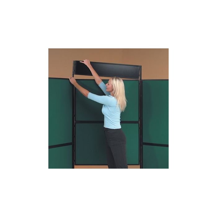 Header Panel 900 x 200mm - Twin Colour Blue/Grey