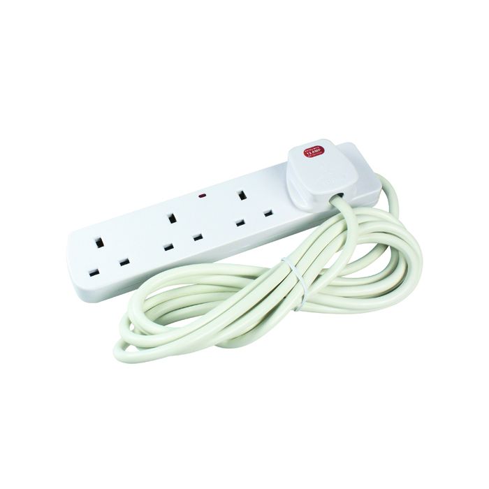Extension Cable 4 Socket 2m
