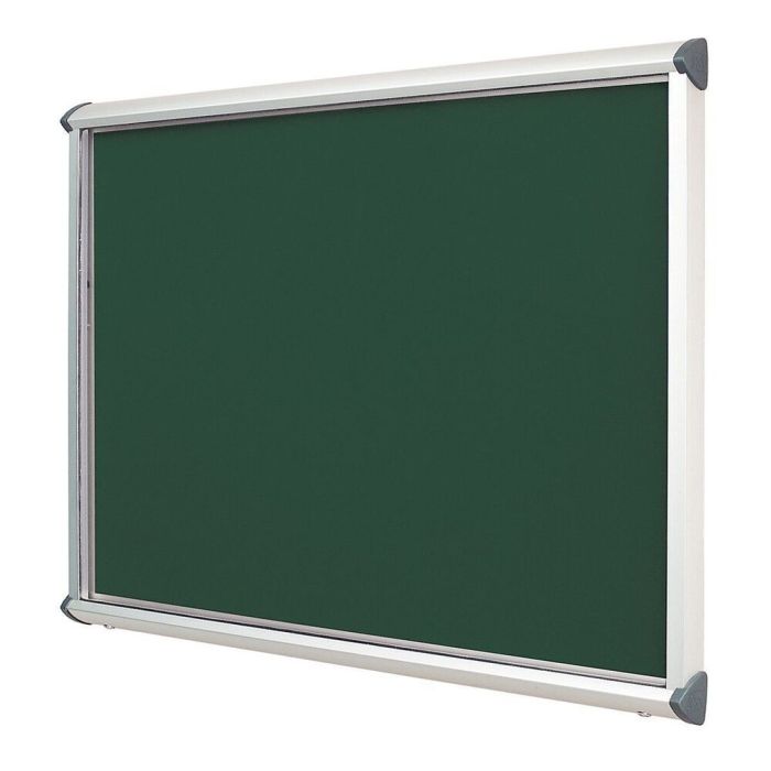 Shield Interior Showcase Aluminium Frame 575 x 712mm - Bottle Green