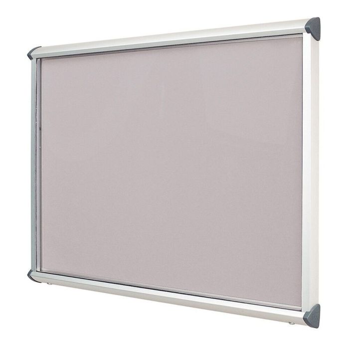 Shield Interior Showcase Aluminium Frame 575 x 712mm - Light Grey