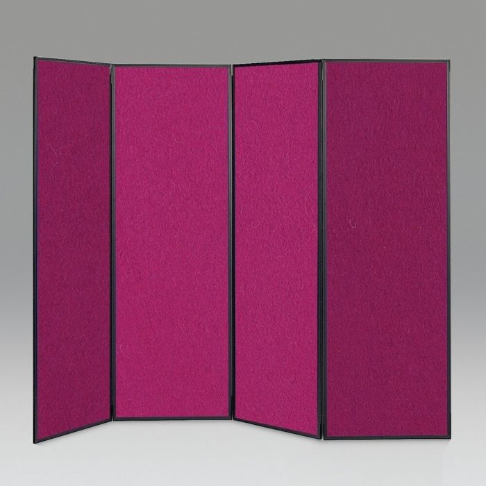 Busyfold Light 1800 Display System 4 Panel - Magenta