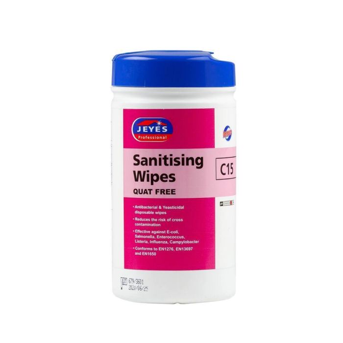 Jeyes Defence Sanitising Wipes Pack - Pack of 100
