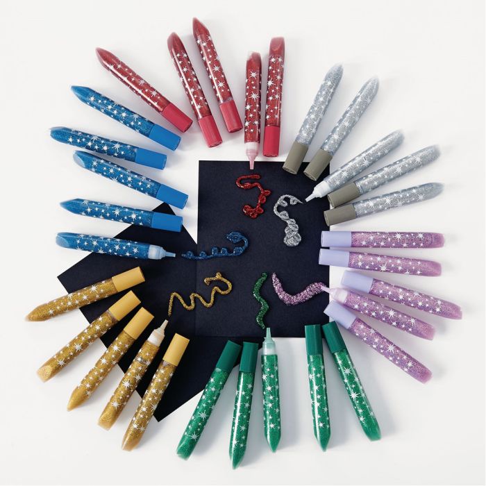Classmates Glitter Glue Pens - Pack of 30