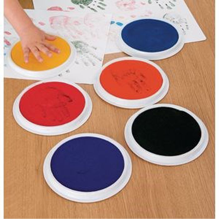 Giant Ink Pads in Assorted - Pack of 6