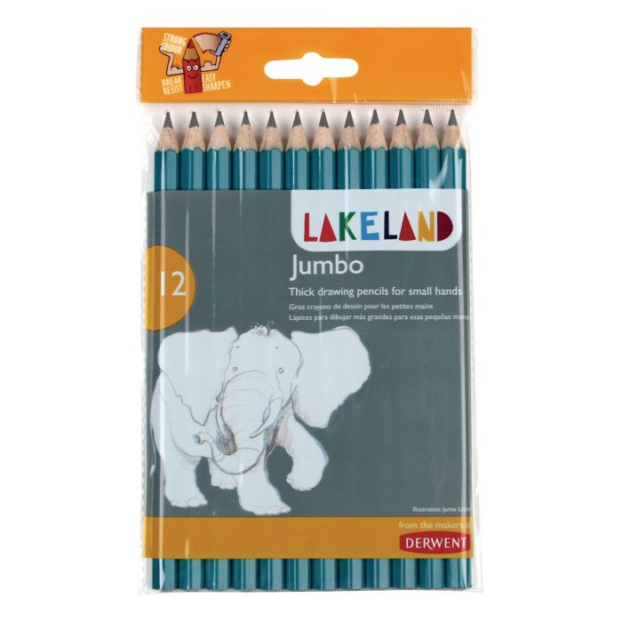 Lakeland Jumbo Graphite Pencils - Pack of 12