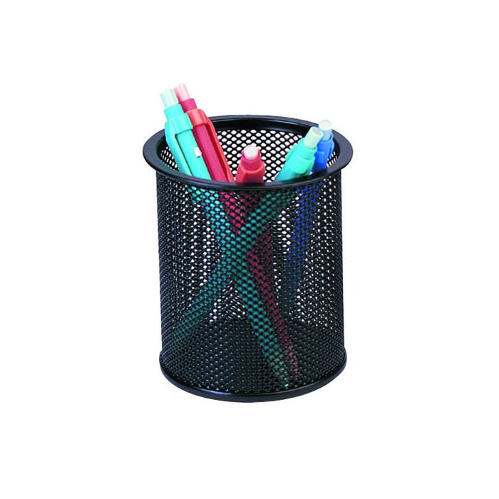Mesh Pen Pot - Black