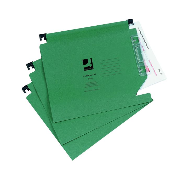 Lateral Files A4 - Green - Pack of 10
