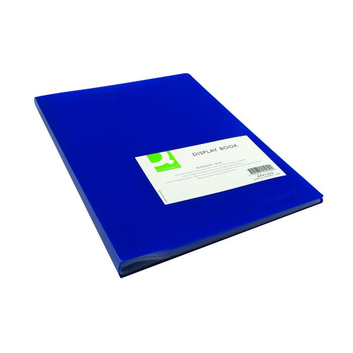 Flexible A4 Display Book 40 Pocket - Blue