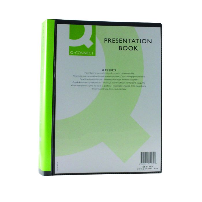 Presentation Display Book 60 Pocket - Black