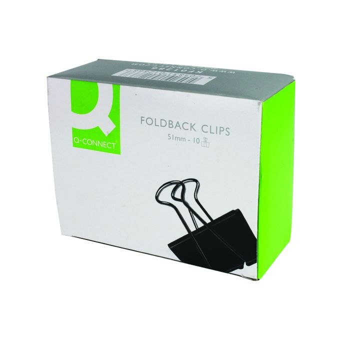 Foldback Clips - 51mm - Pack of 10