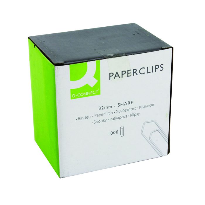 Paperclip 32mm No Tear - Pack of 1000
