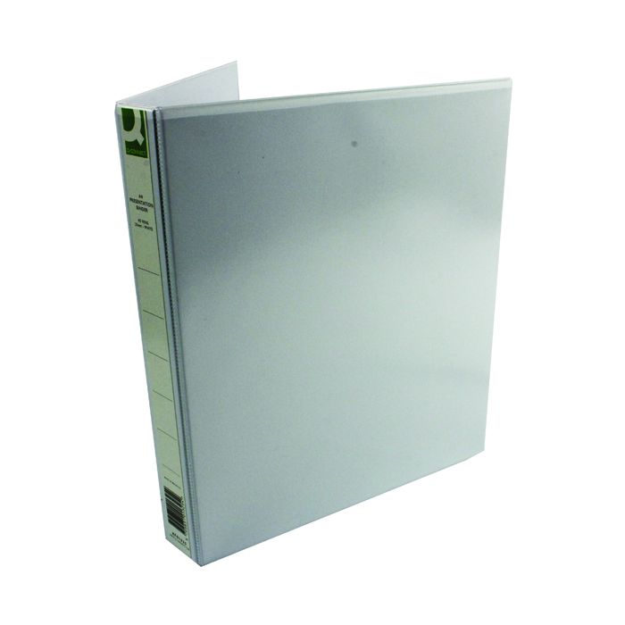 Presentation Ring Binders 25mm - White - Pack of 6