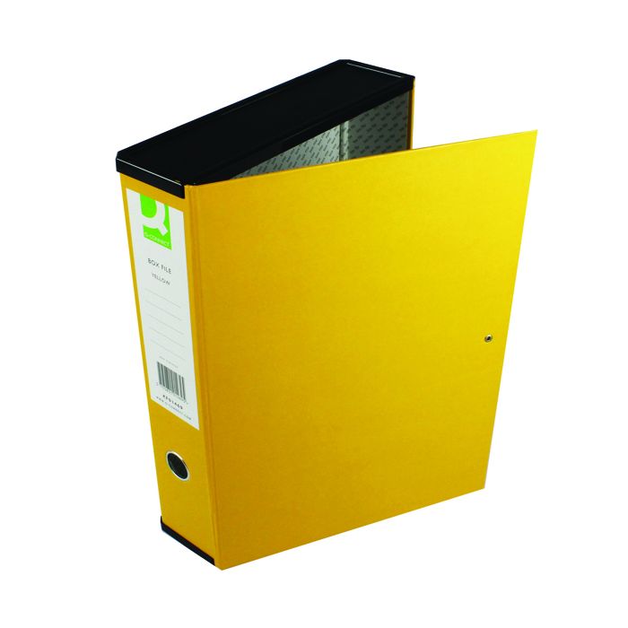 Box File Foolscap - Yellow