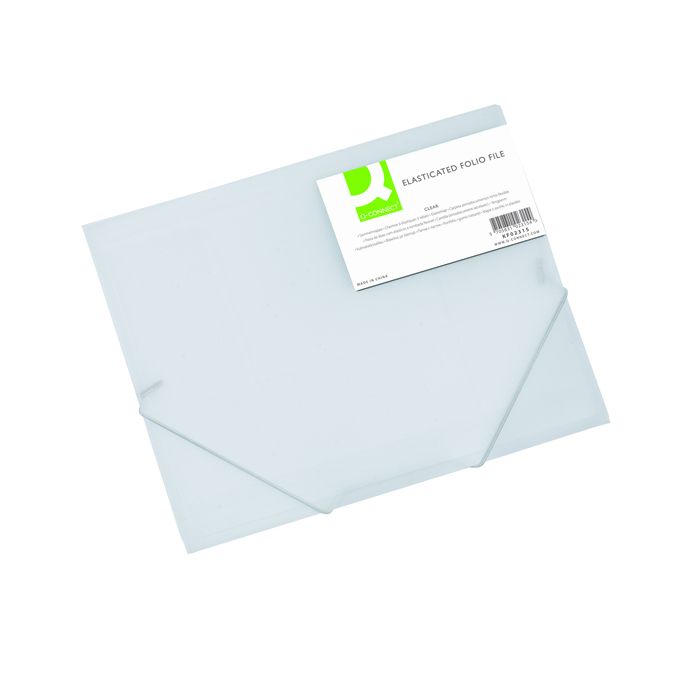 Elasticated Folios Polypropylene - Clear