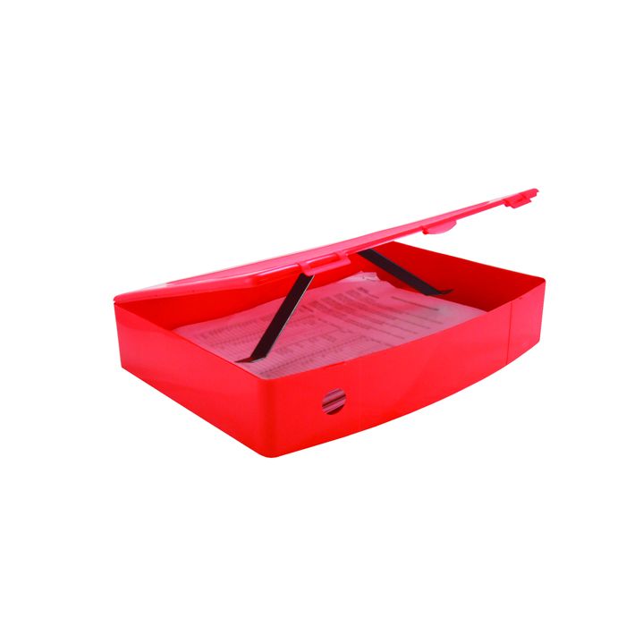 Box File Polyprop - Red