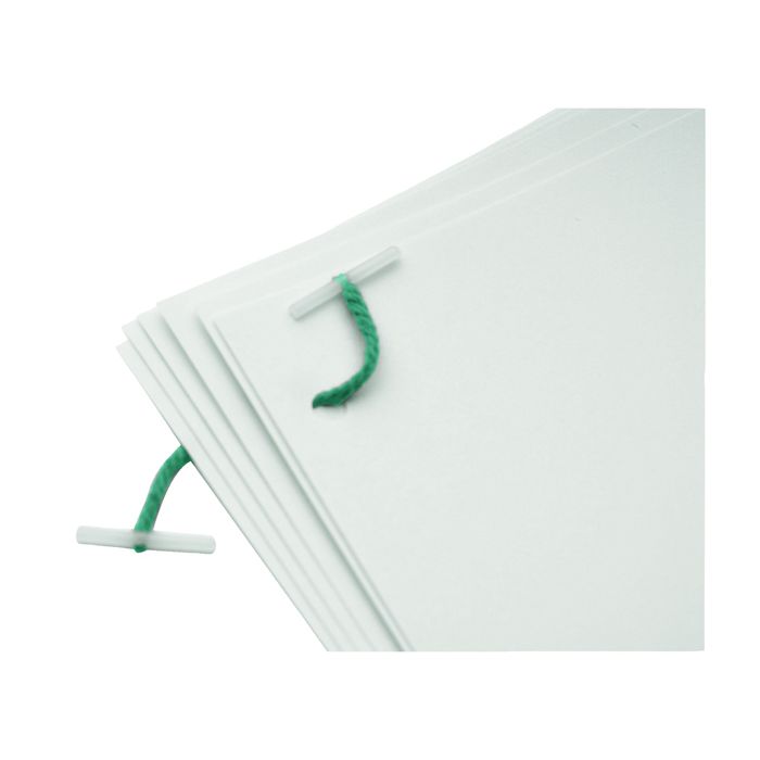 Q-Connect Plastic Ended Treasury Tag - 152mm - Pack of 100