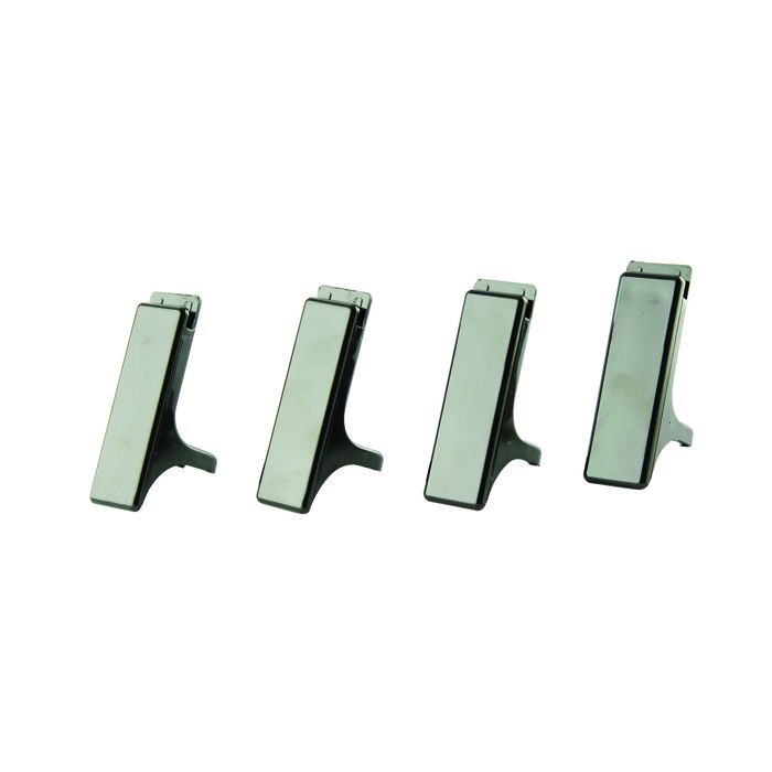 Executive Letter Tray Risers - Black - Pack of 4