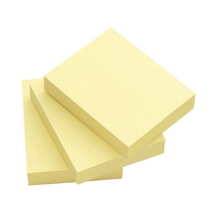 Sticky Notes 50 x 75mm - Yellow - Pack of 12