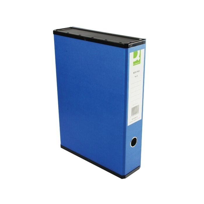Box File Foolscap - Blue