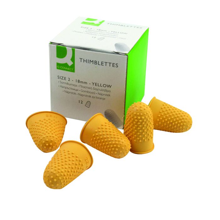 Thimblettes - Size 2 Yellow - Pack of 12