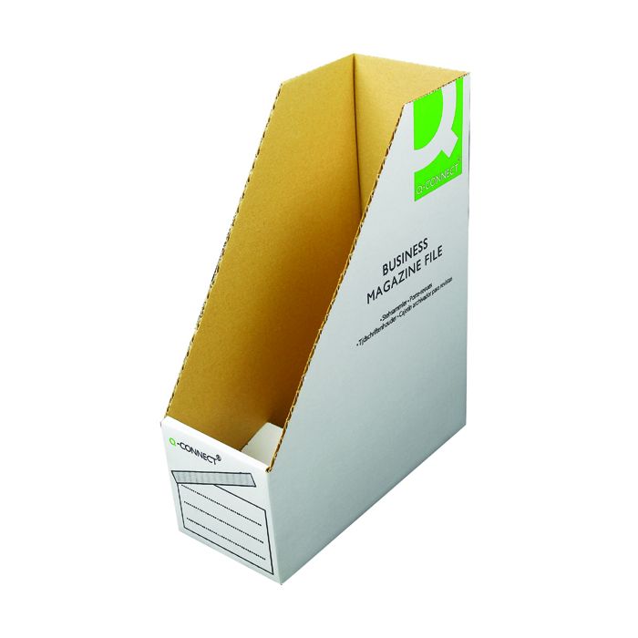 Magazine Files Heavy Duty White - Pack of 10