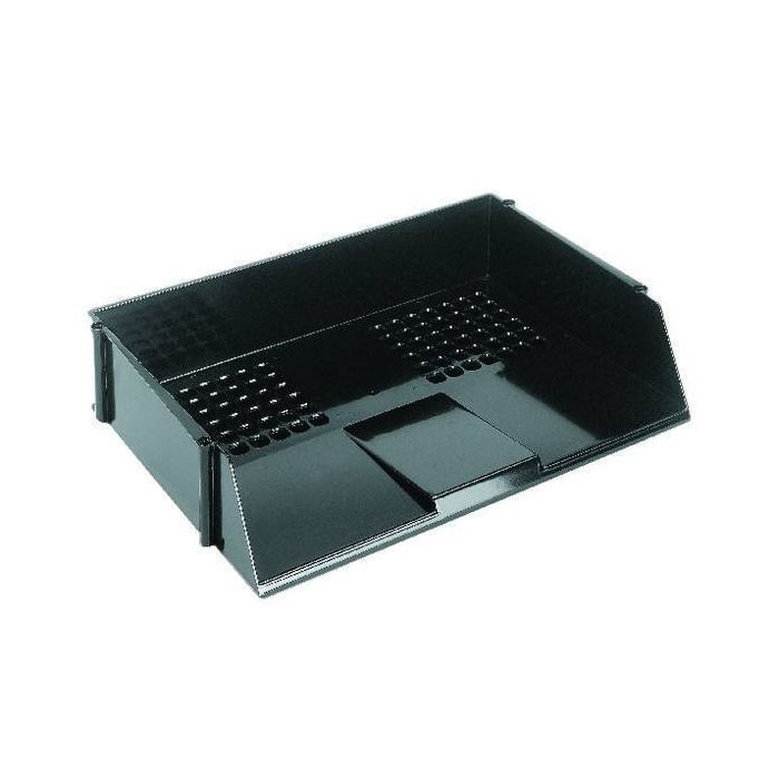 Wide Entry Letter Tray - Black
