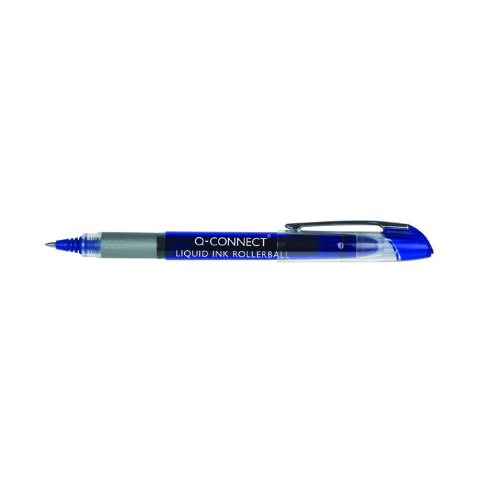 Rollerball Liquid Ink Pens - Blue - Pack of 10