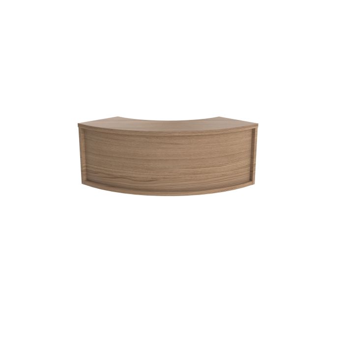 Mod Reception Furniture Corner Tops Grey Oak