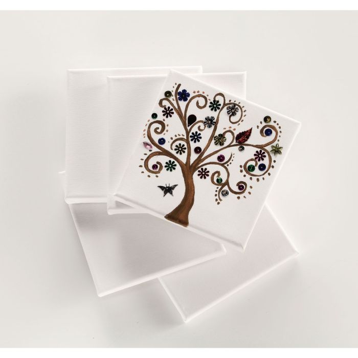 Mini Canvases - 150 x 150mm - Pack of 10